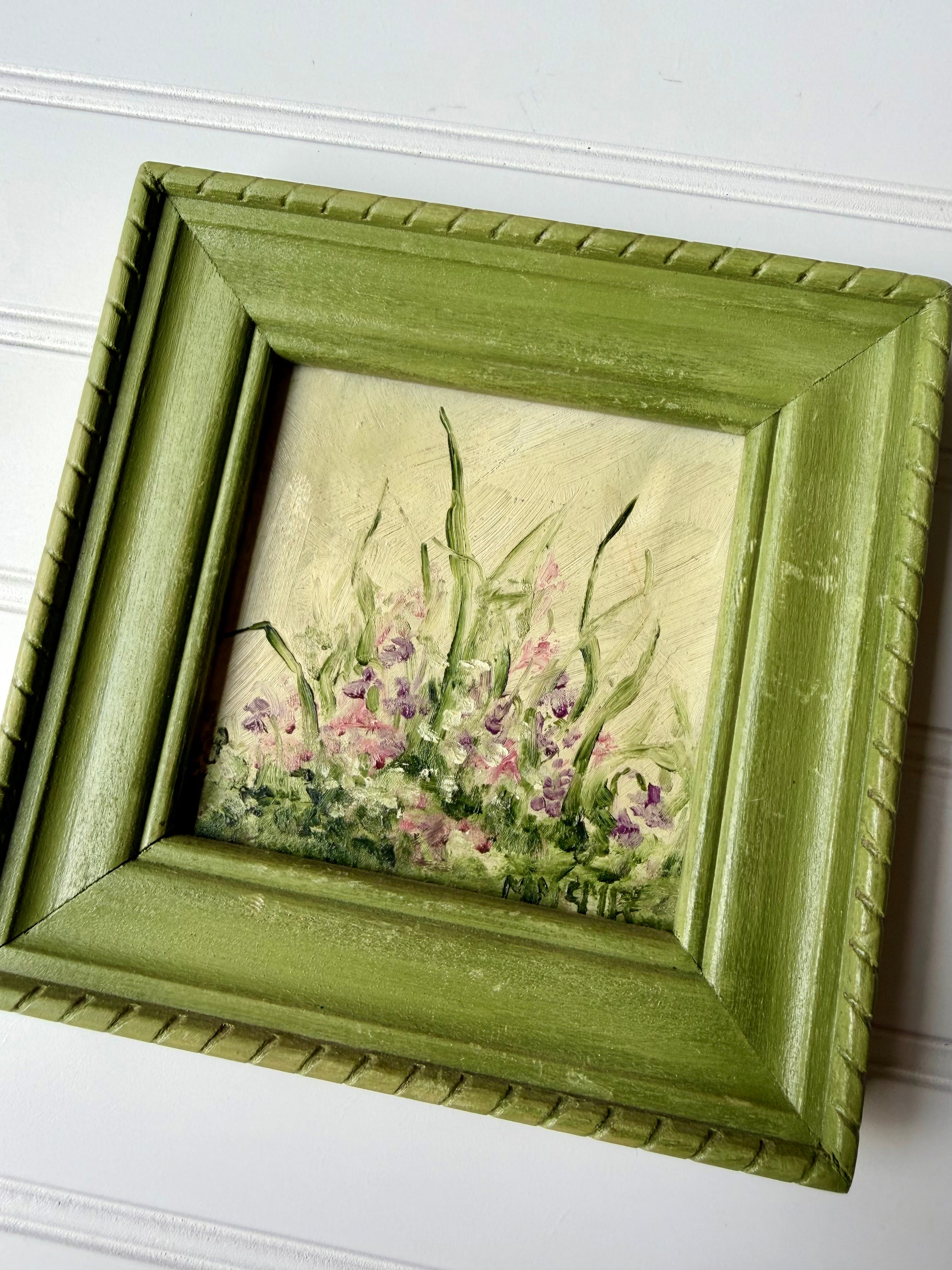 Small Vintage Spring Painting