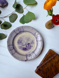 Antique Purple Transferware Plate (circa 1852)