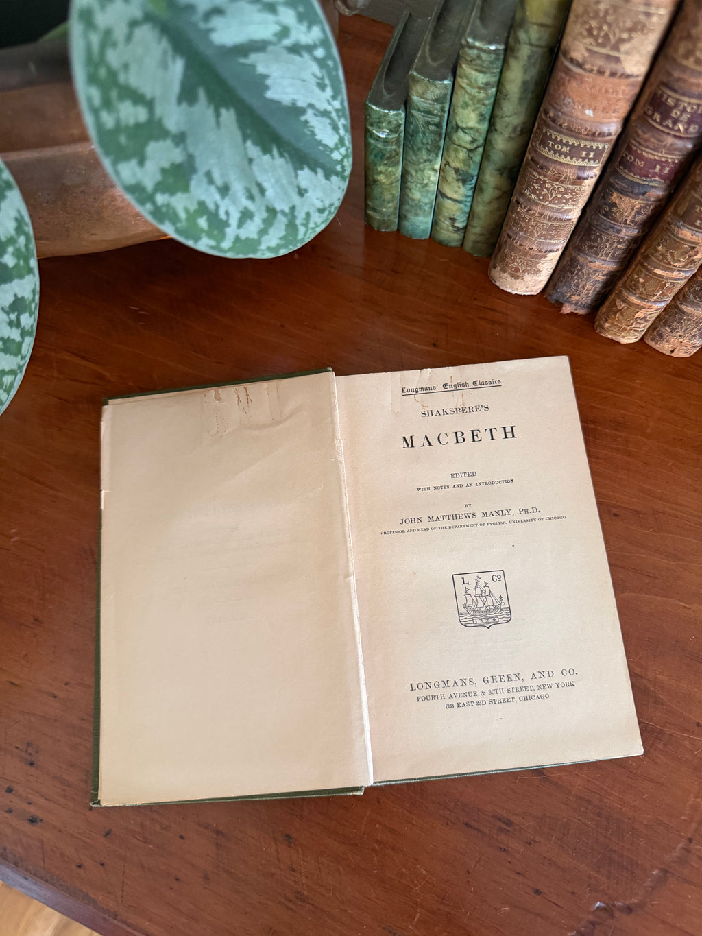 Antique Book: Macbeth