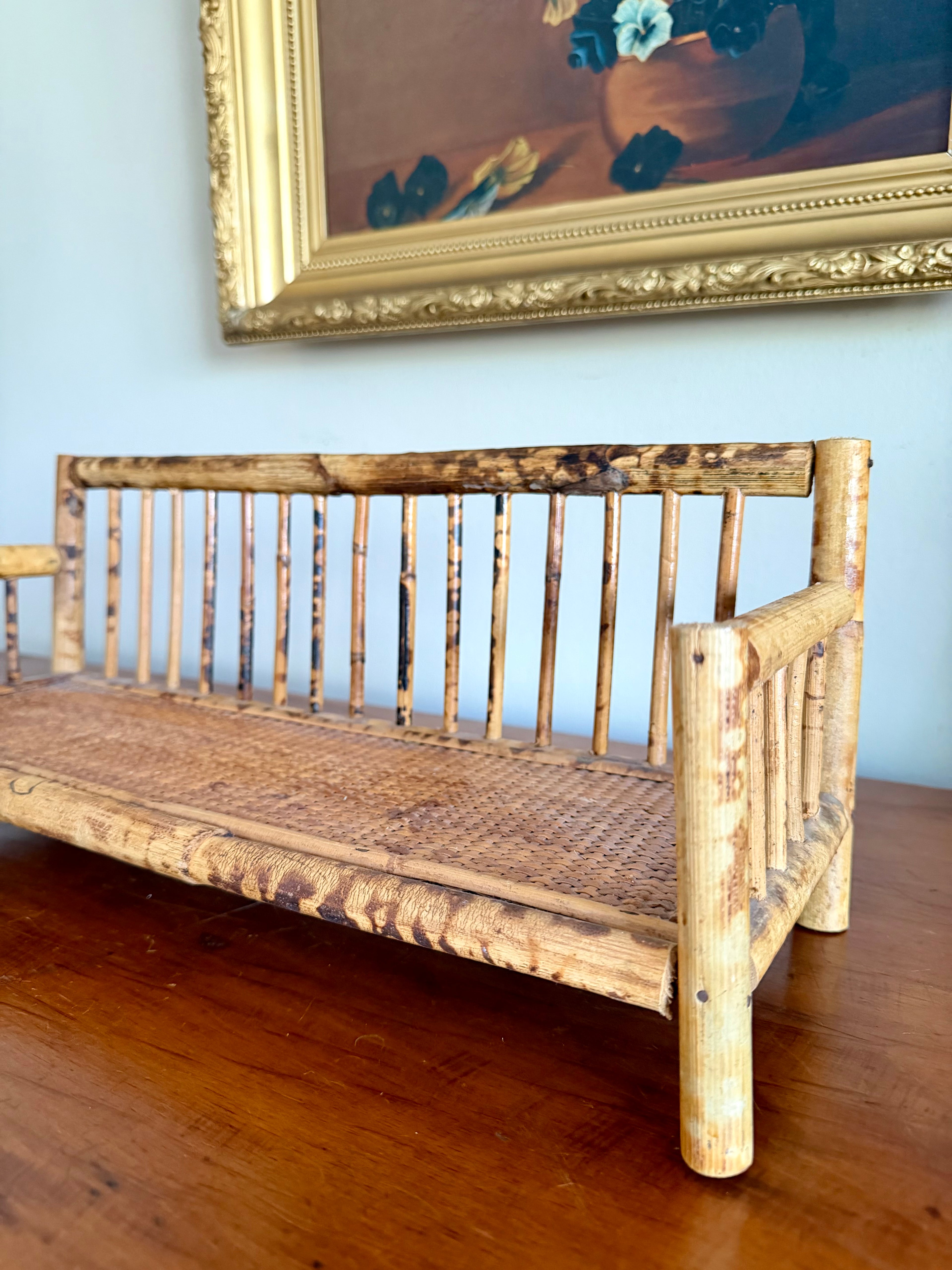 Small Bamboo Bench