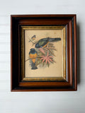 Antique Bird Lithograph in Eastlake Frame