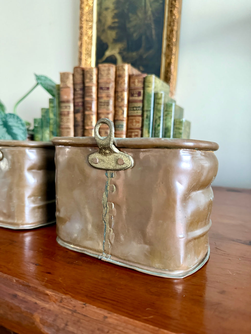 Set of 3 Nest Copper Wall Pockets