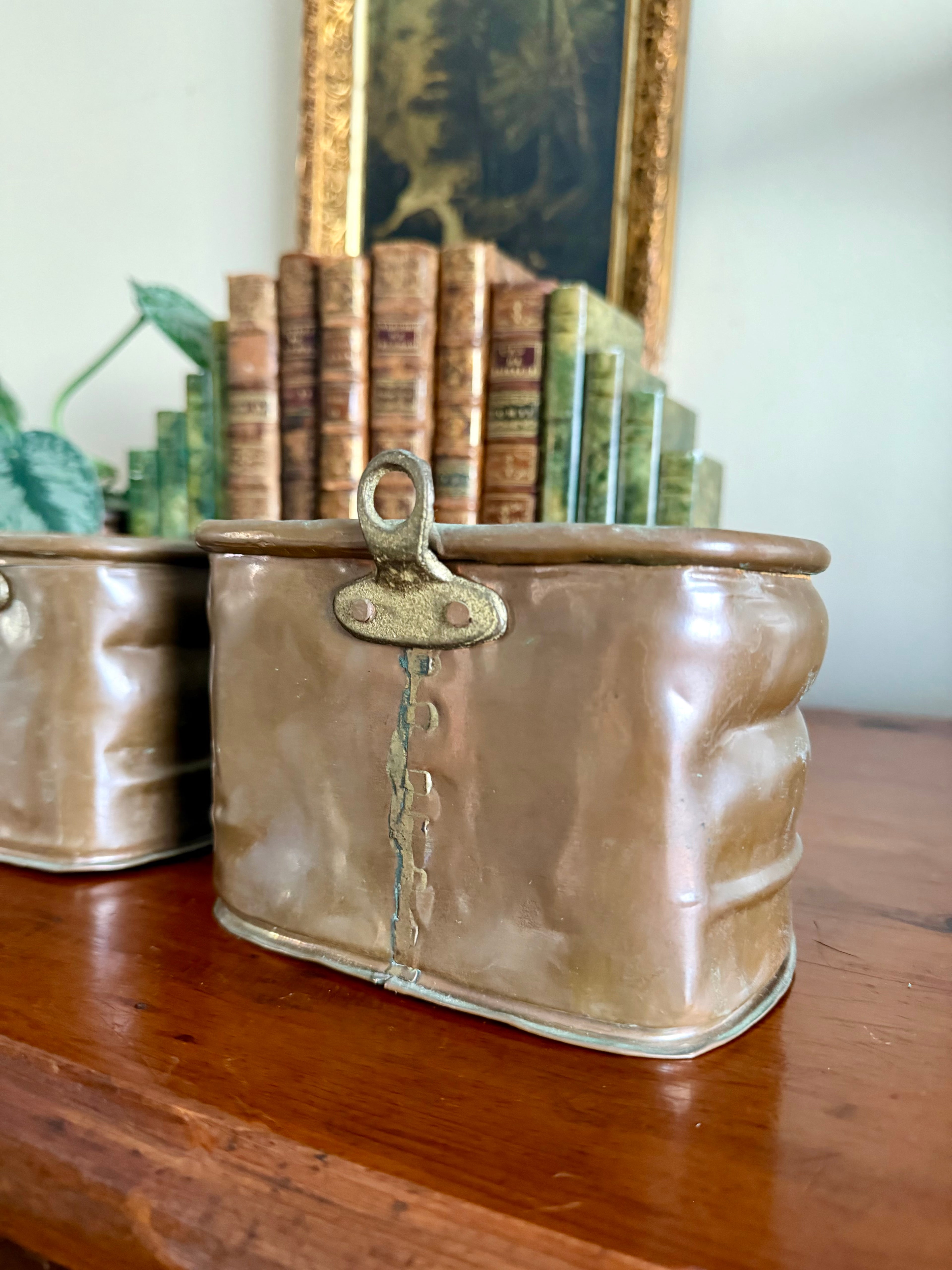 Set of 3 Nest Copper Wall Pockets