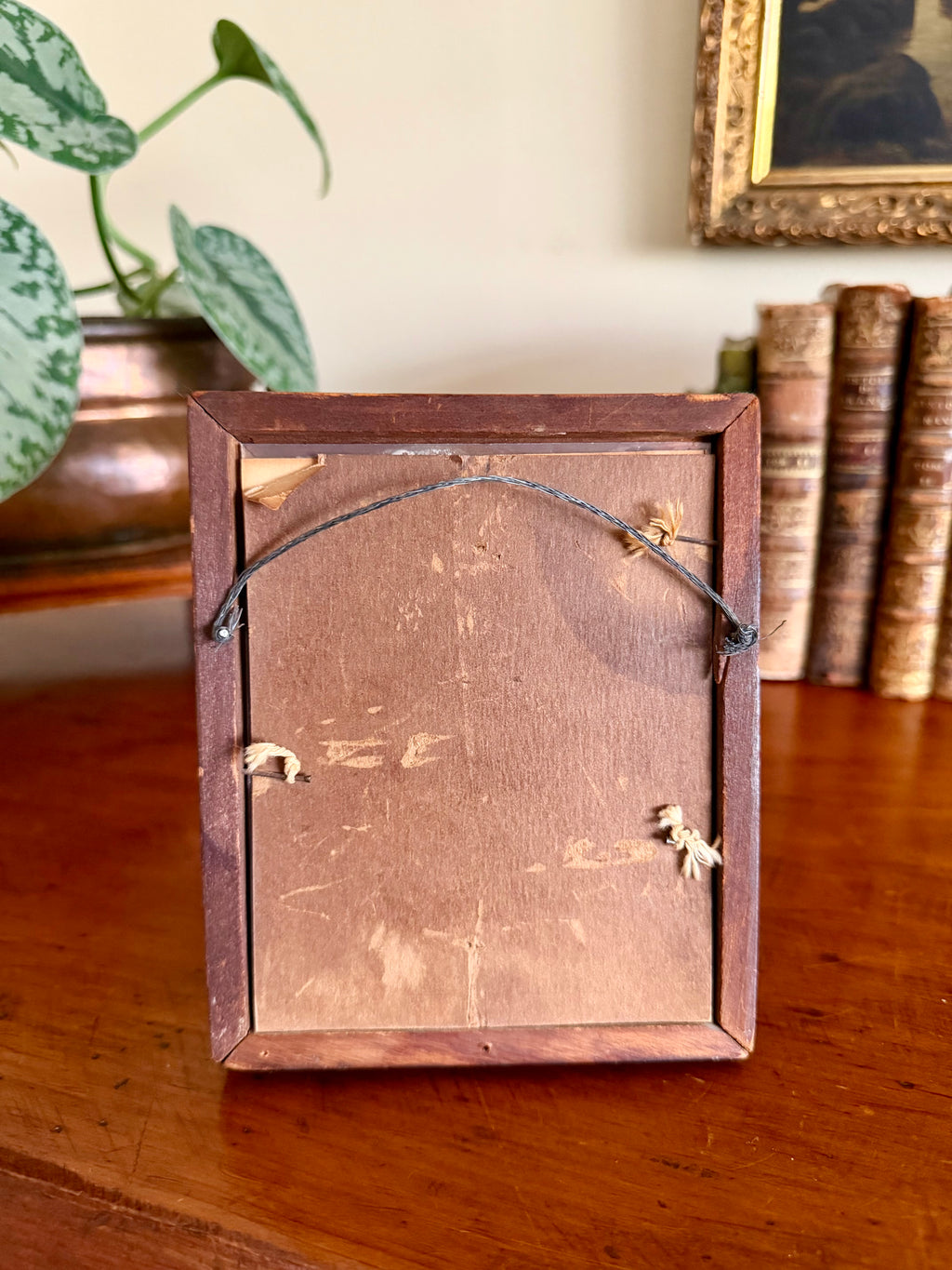 Small Botanical Print in Wooden Frame