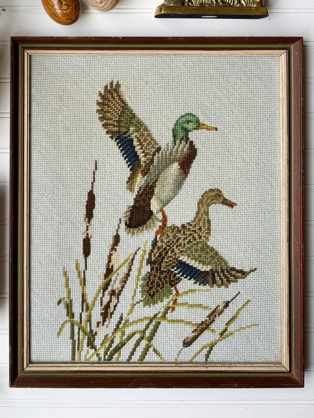 Vintage Duck Needle Point