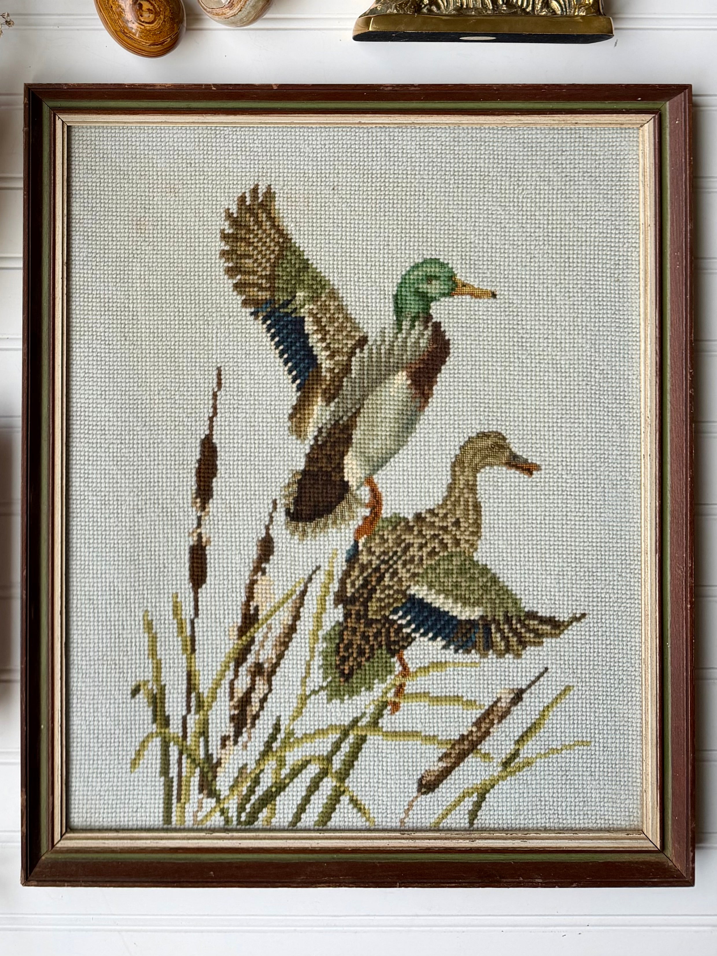 Vintage Duck Needle Point