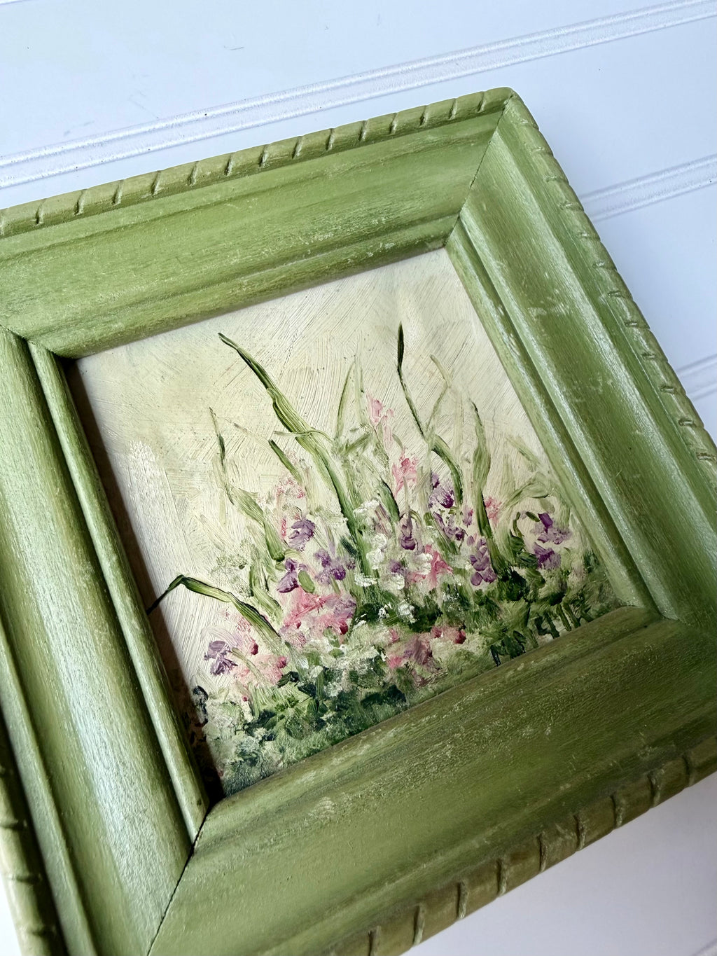 Small Vintage Spring Painting