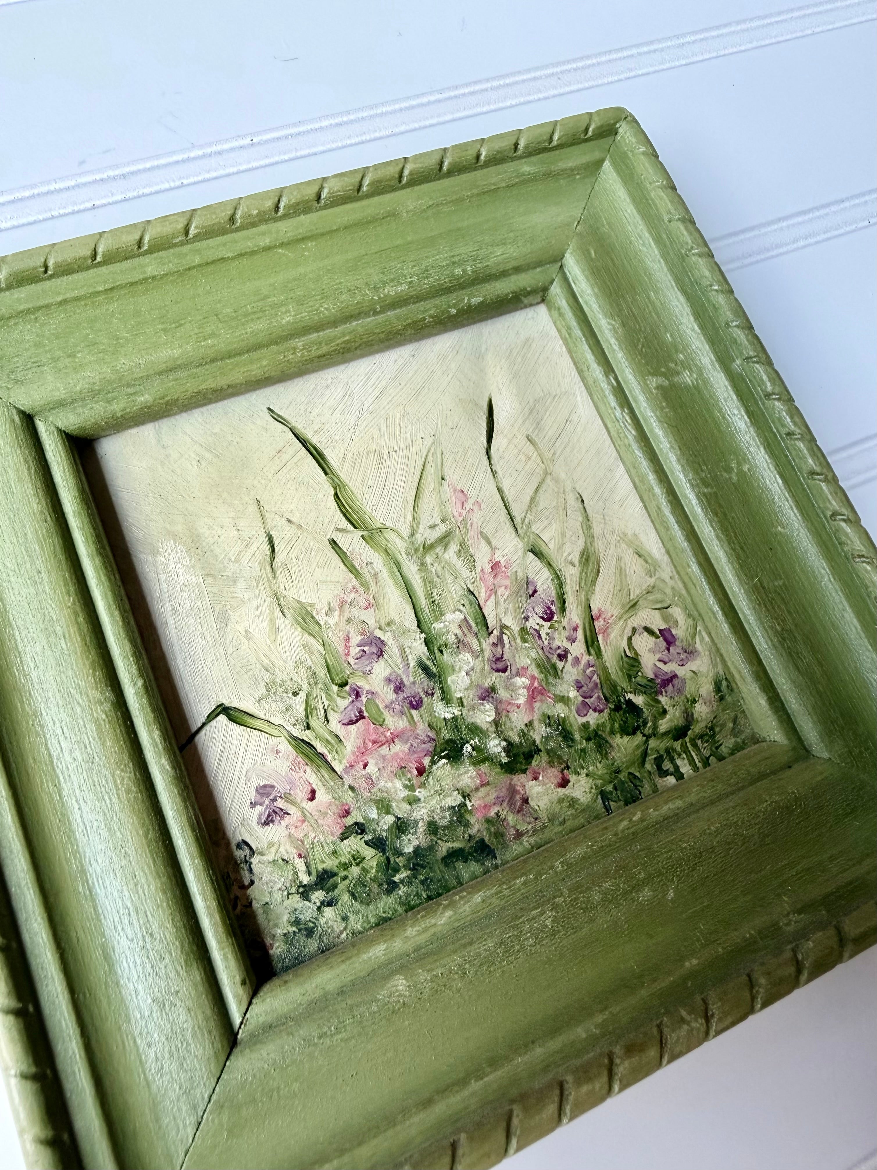Small Vintage Spring Painting