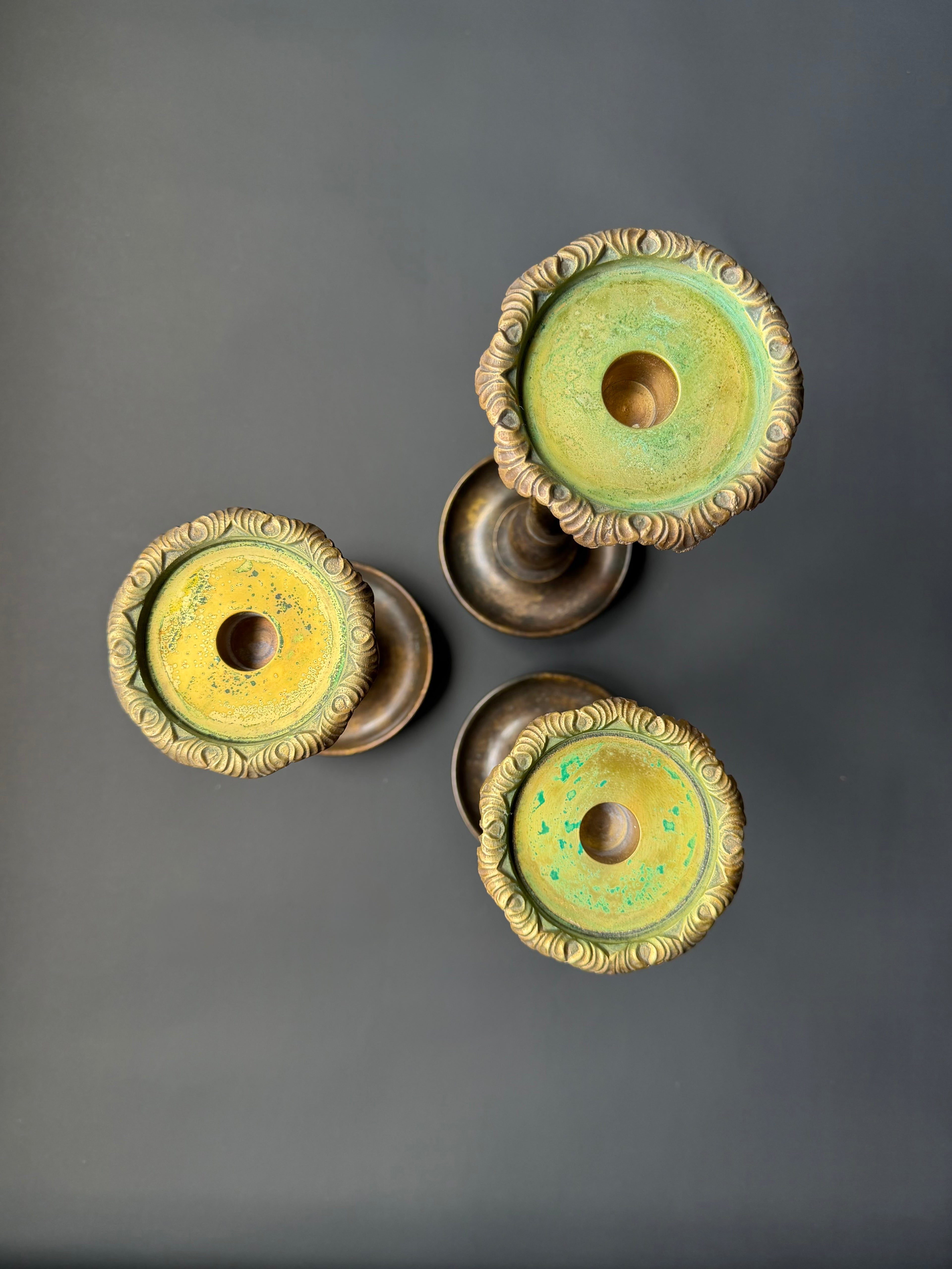 Twist Style Candle Holders (set of 3)