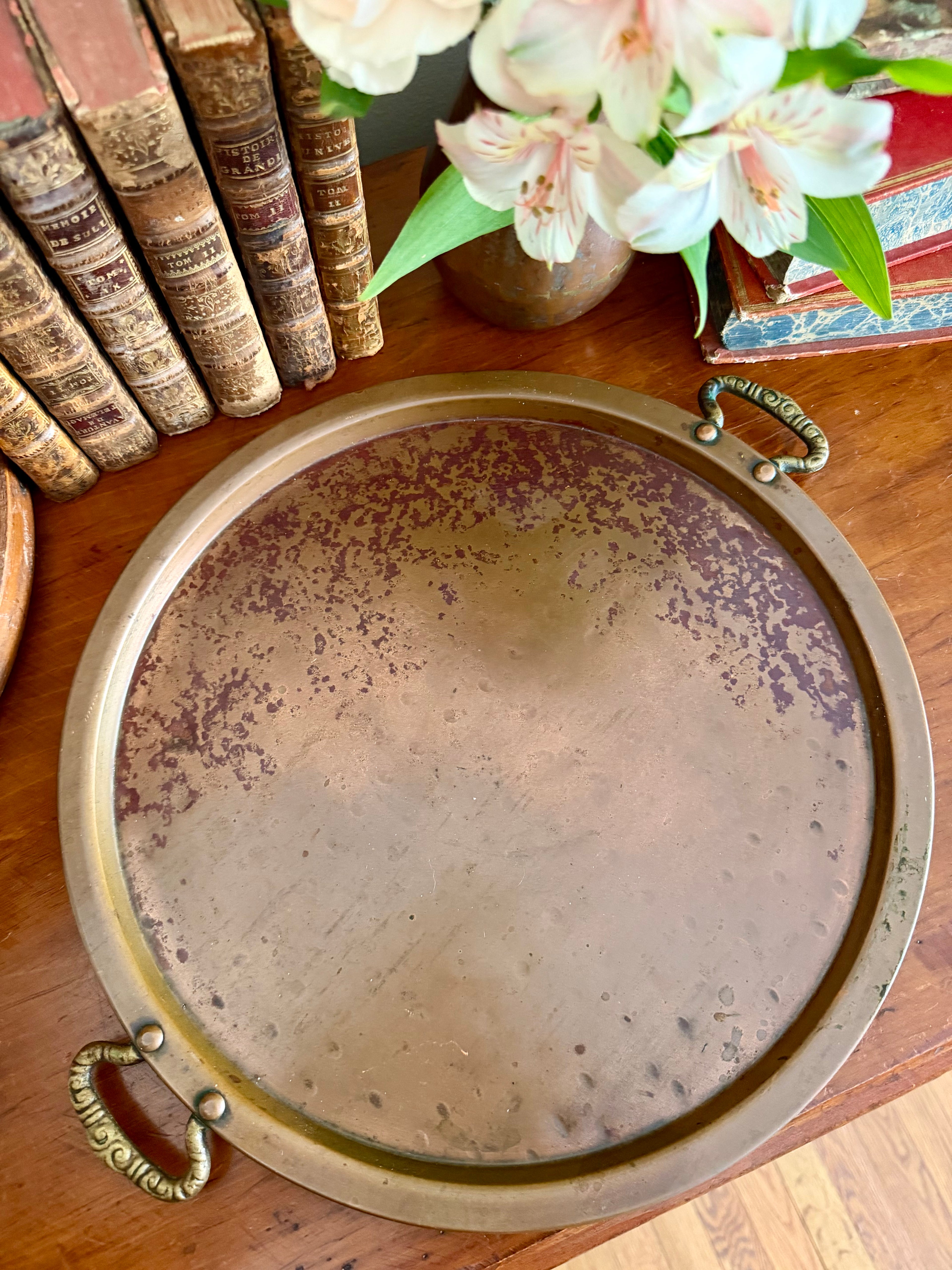 Hand Crafted Copper Serving Tray