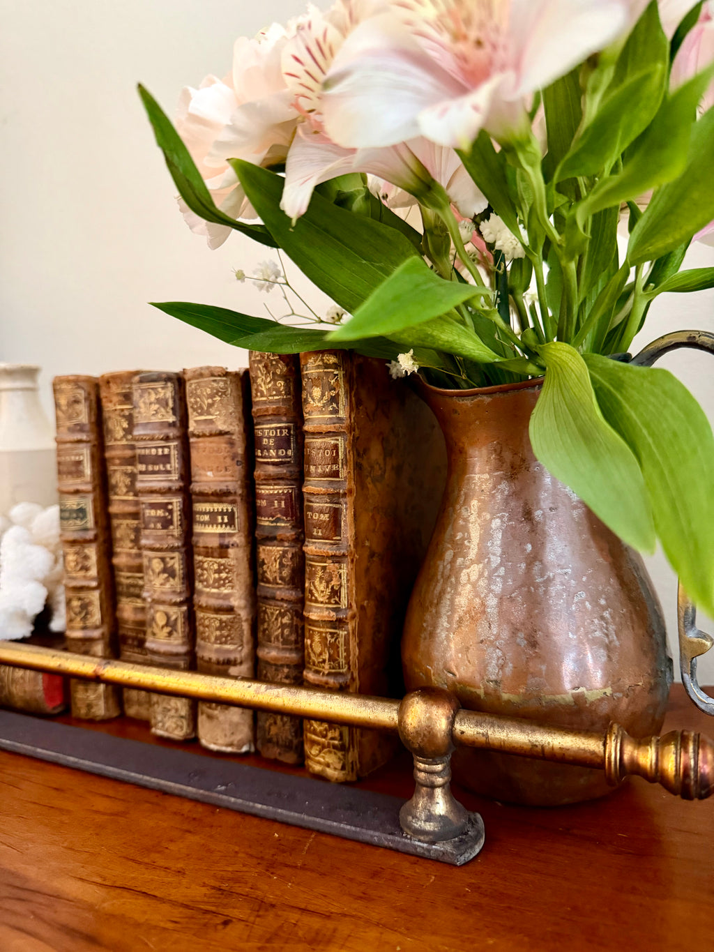 Brass Shelf Rail (salvage)