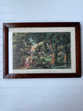 Currier and Ives Lithograph: My Cottage Home