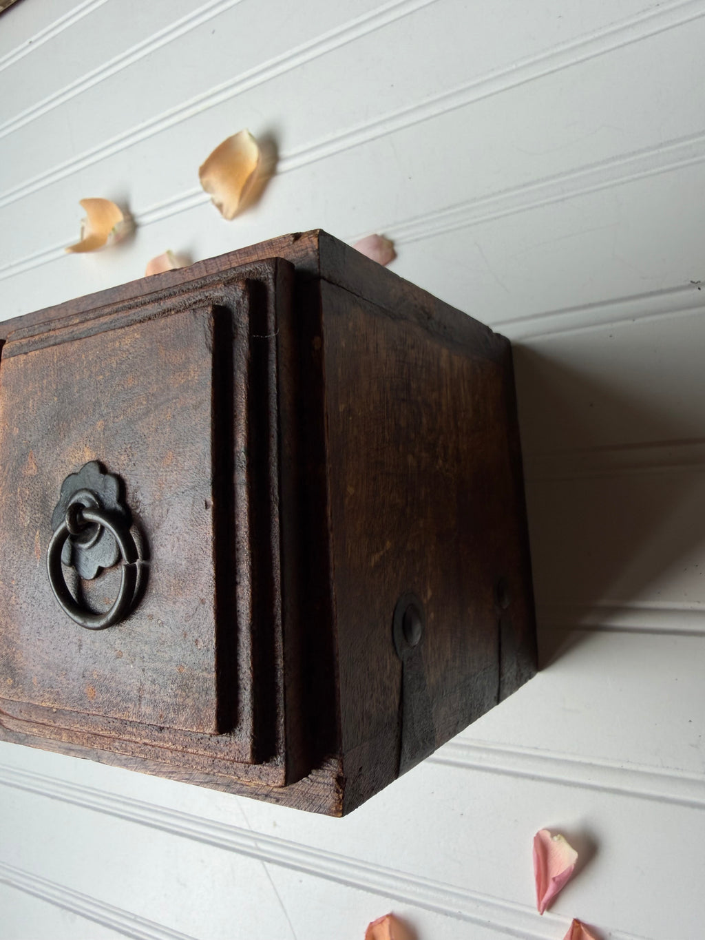 2 Drawer Wooden Storage Box