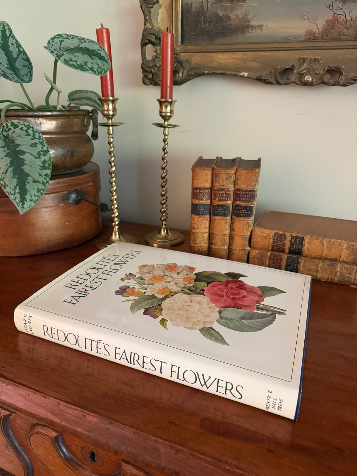 Vintage Book: Redouté's Fairest Flowers (Hardcover)