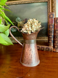 Small Hammered Copper Vase