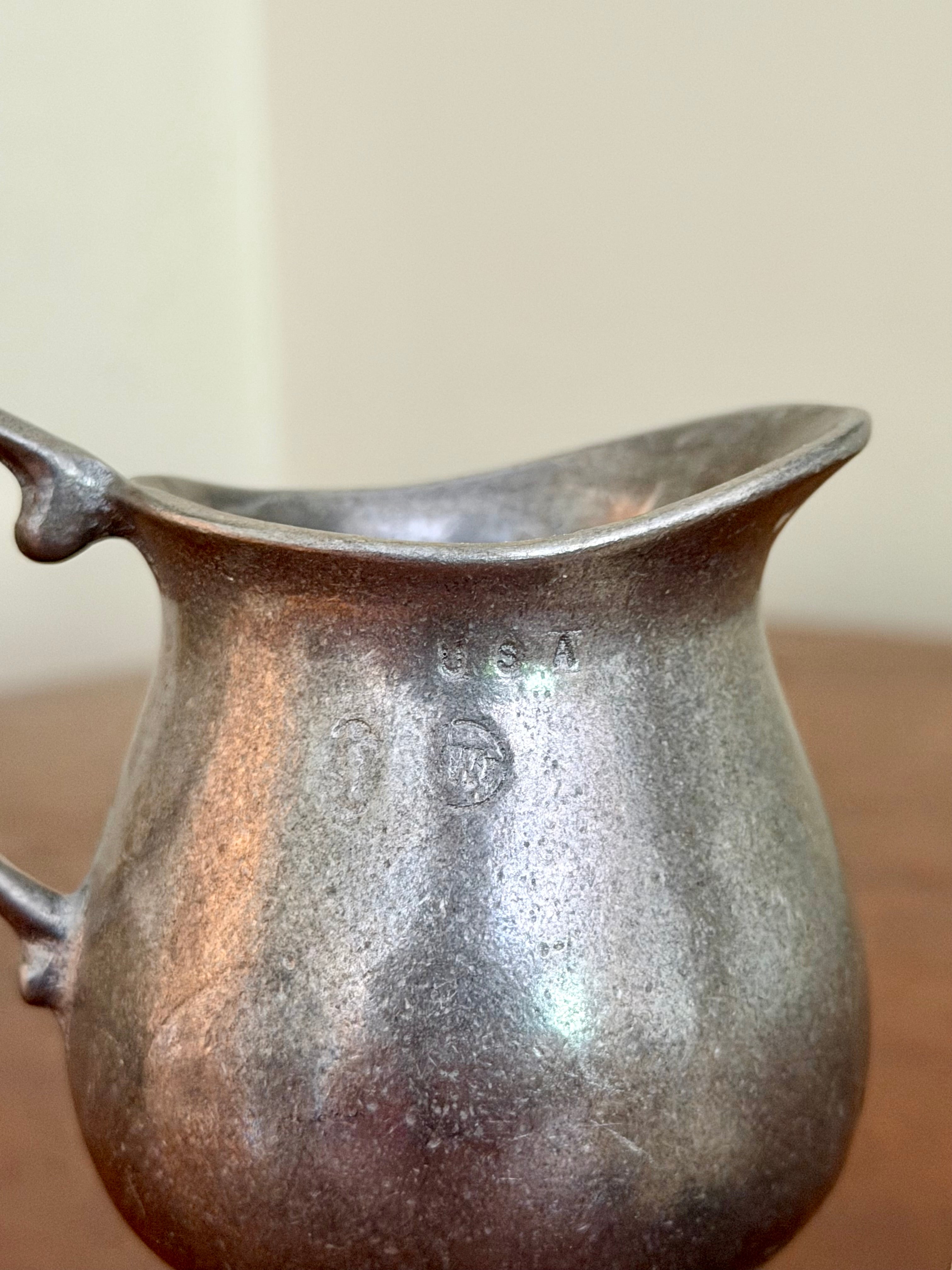 Pewter Vessel and Coral