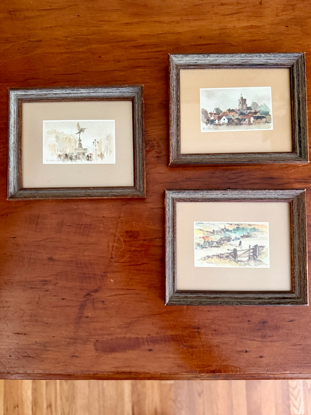 Set of 3 Vintage Landscape Prints from Ken Lochhead