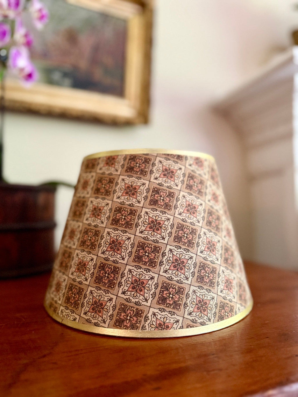 Vintage Paper Lamp Shade
