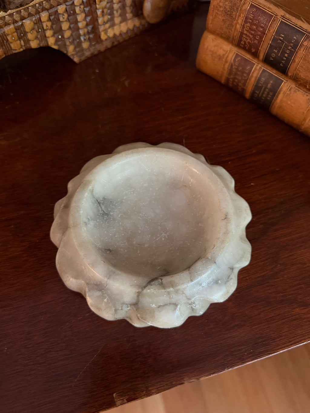 Small Cloche with Italian Alabaster Base