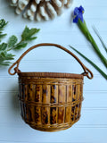 Burnt Bamboo Basket