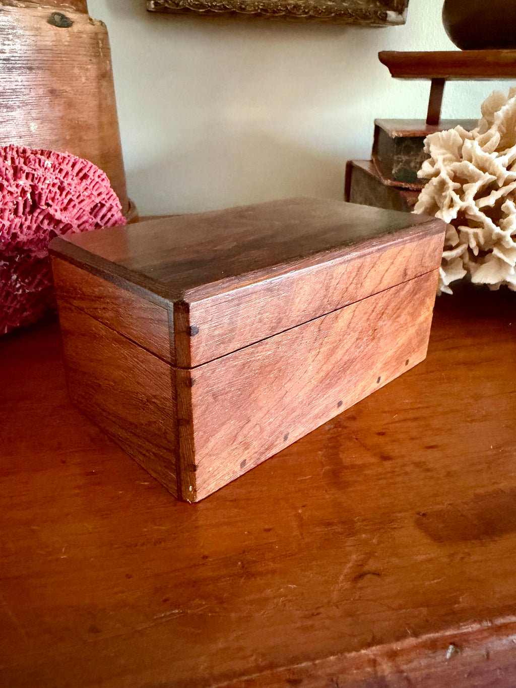 Small Wooden Handcrafted Keepsake Box