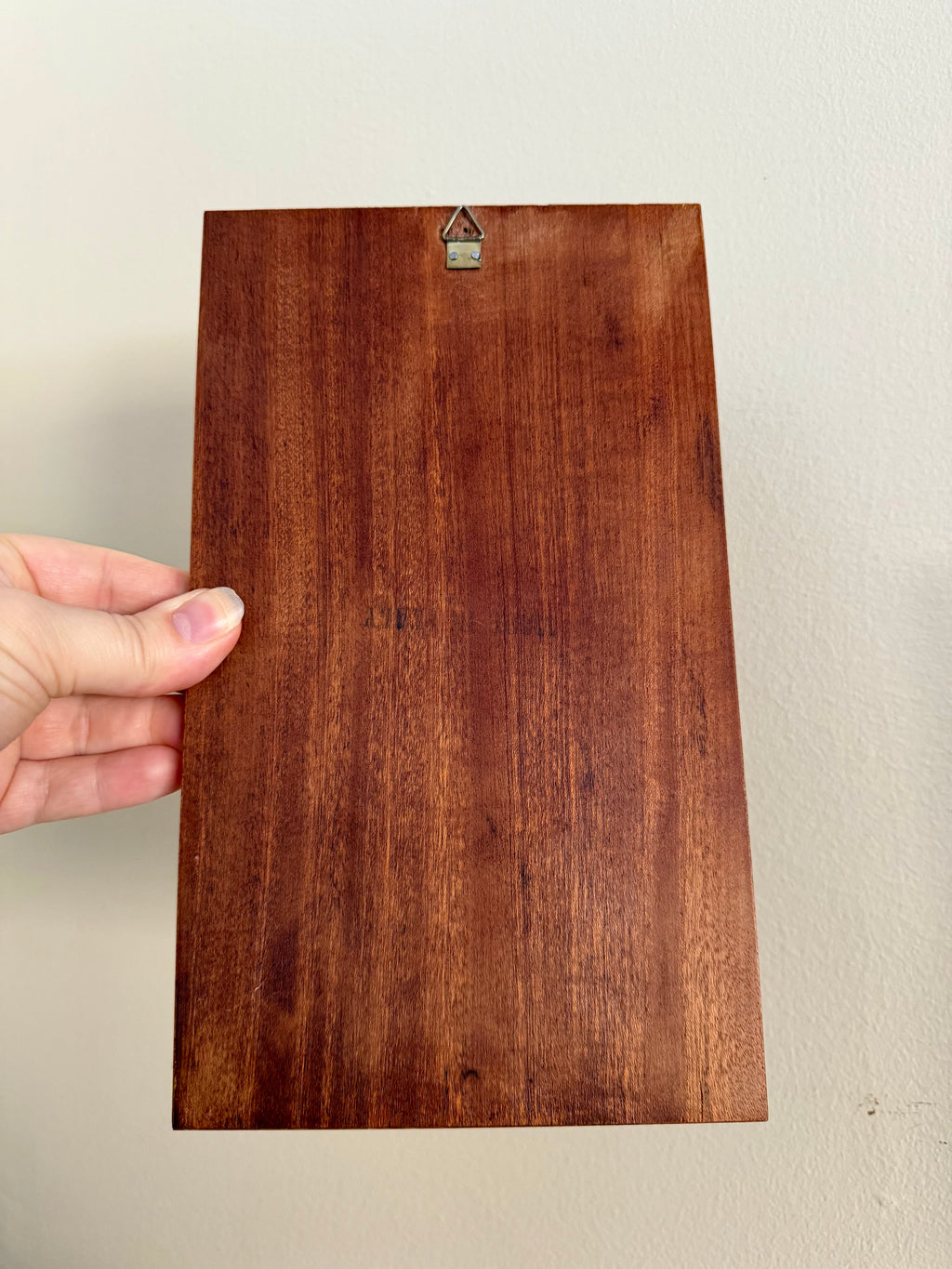 Set of 2 Italian Marquetry Wood Inlay Floral  Wall Panels