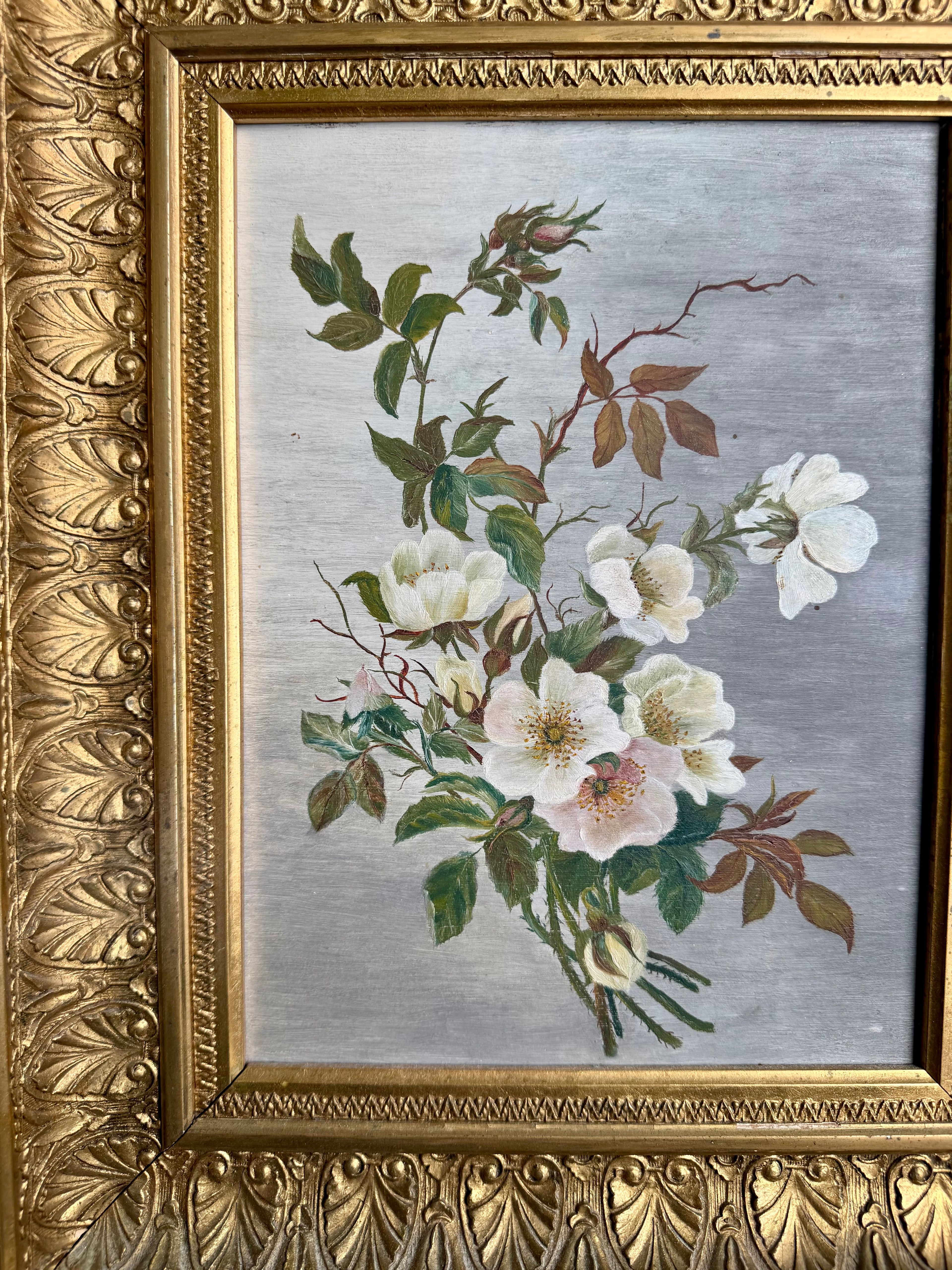 Antique Floral Painting