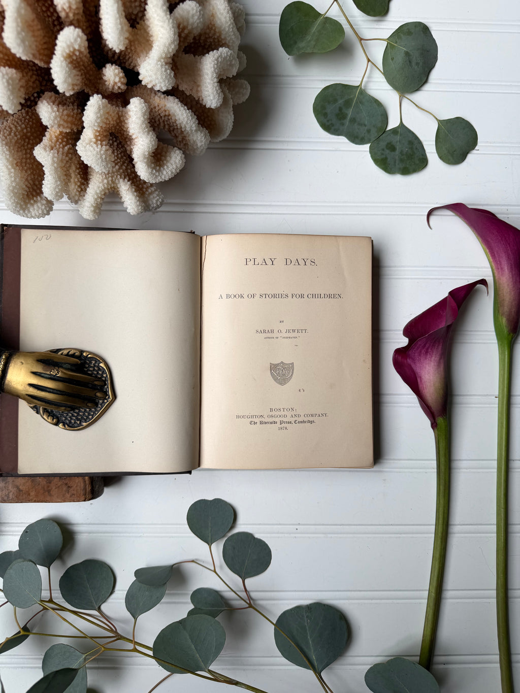 Antique Book: A Book of Stories for Children