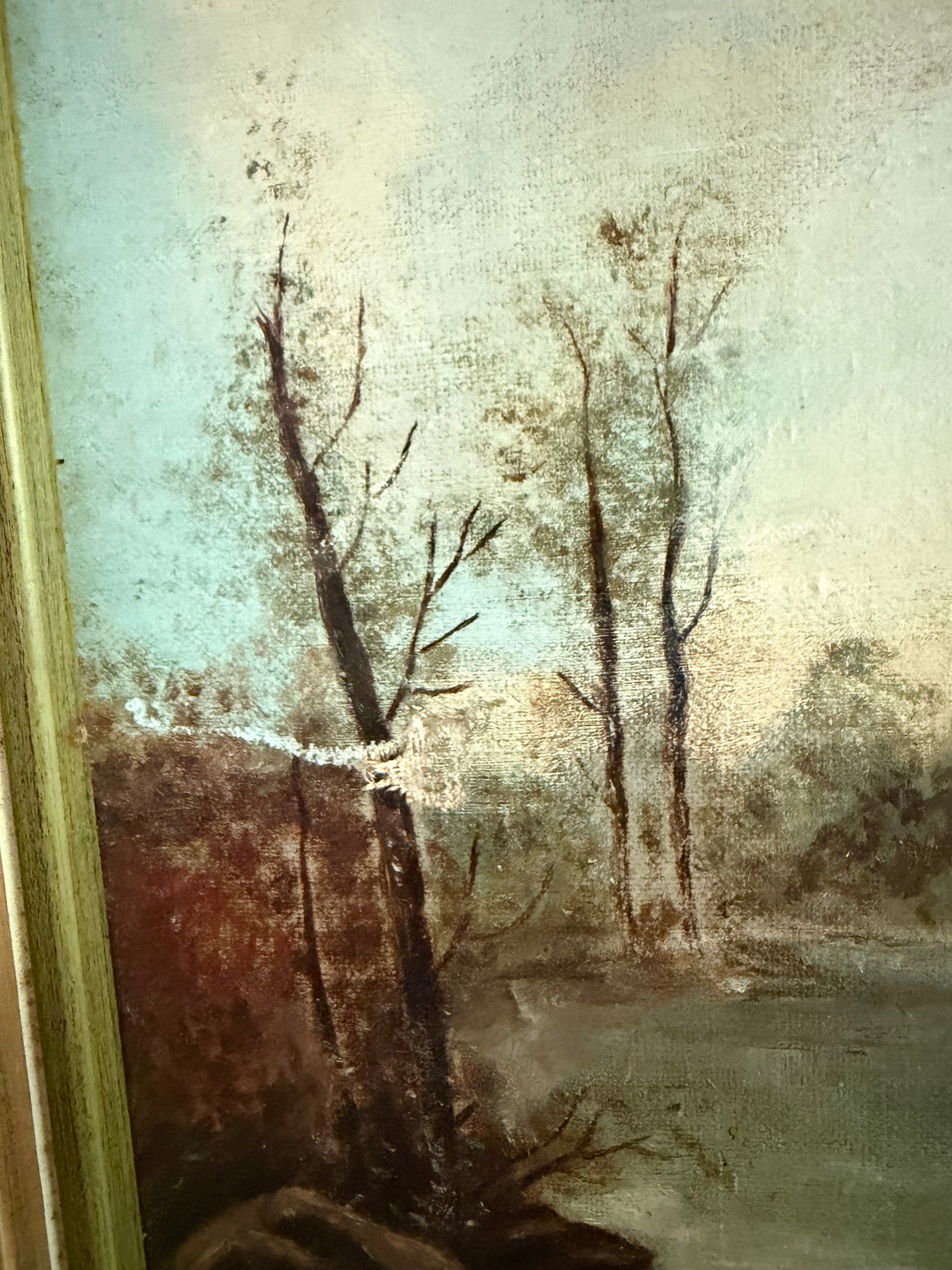 Antique Vertical Painting