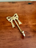 Vintage Brass Bow Hook