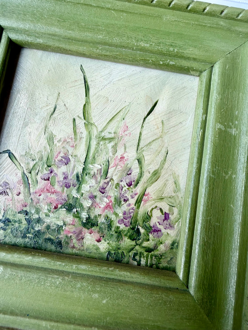 Small Vintage Spring Painting