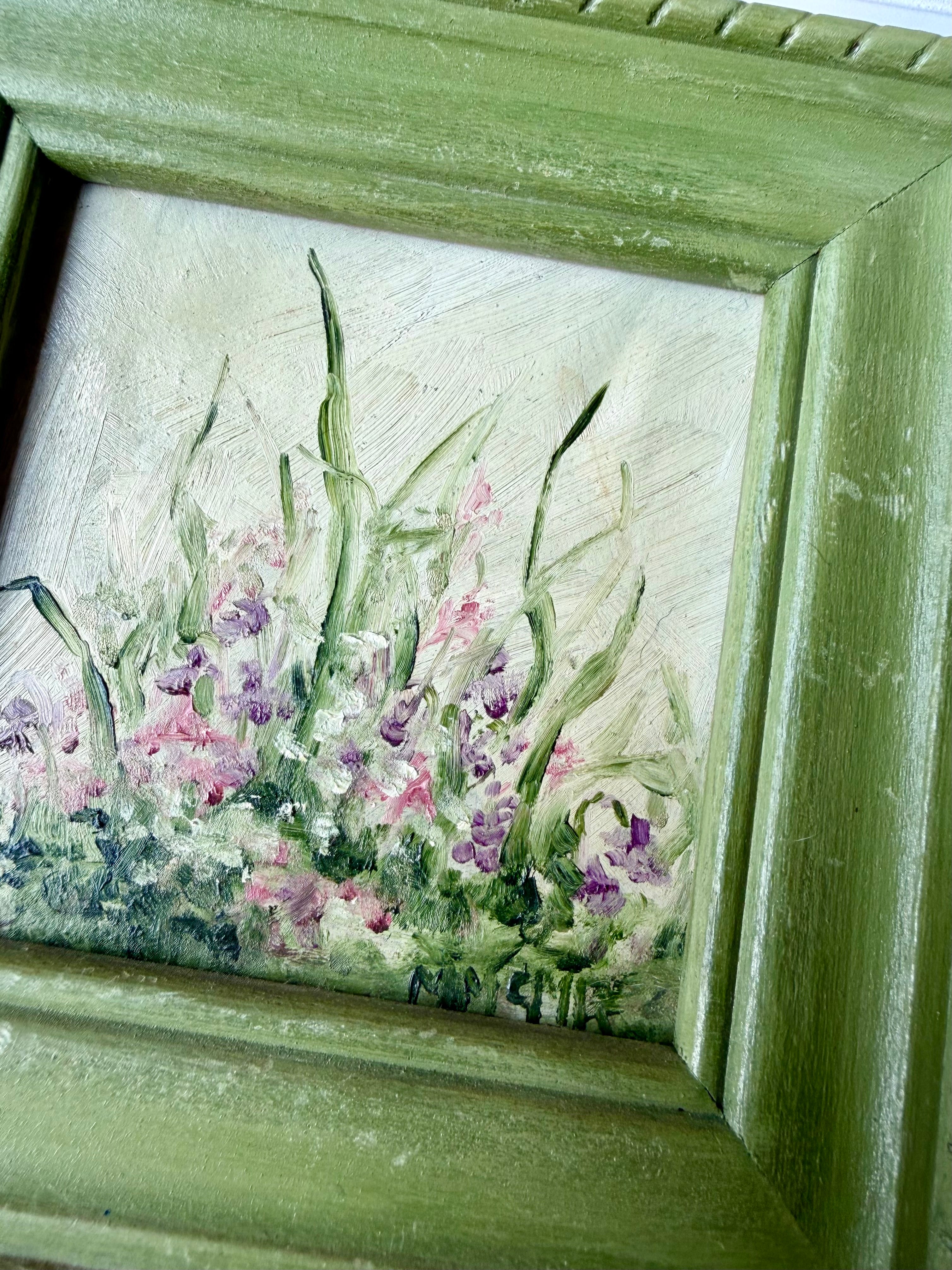 Small Vintage Spring Painting