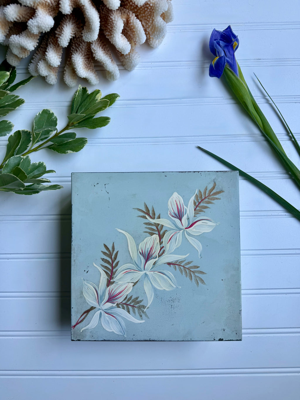 Painted Toleware Box