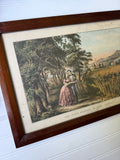 Currier and Ives Lithograph: The four Seasons of Life, Youth