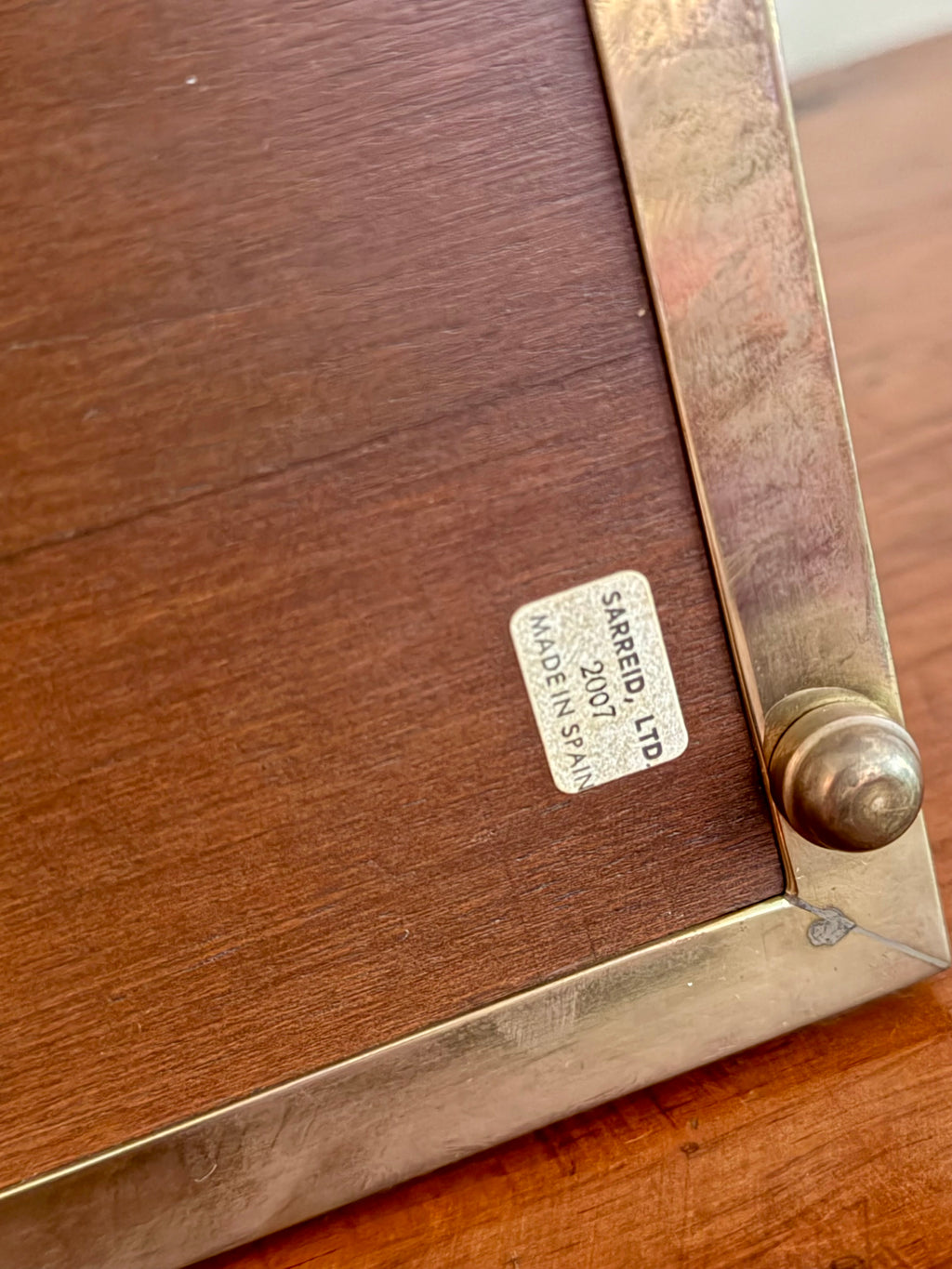 Brass Desktop Book Shelf/Rack