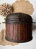 Large Vintage Bamboo Basket