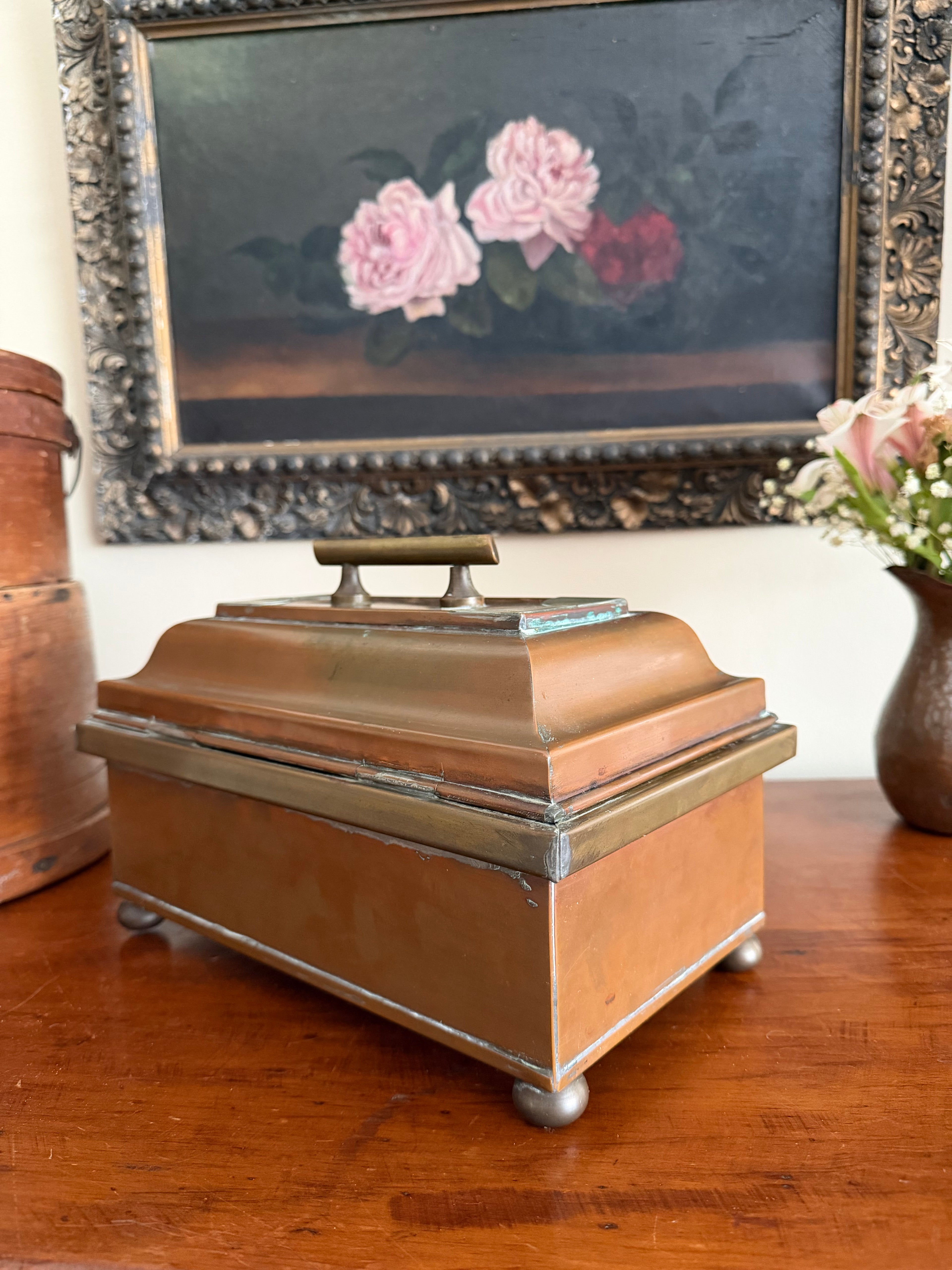 Antique Copper and Brass Box