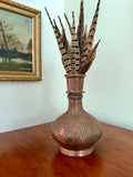 Indo-Persian tinned copper hookah (nargile) vessel