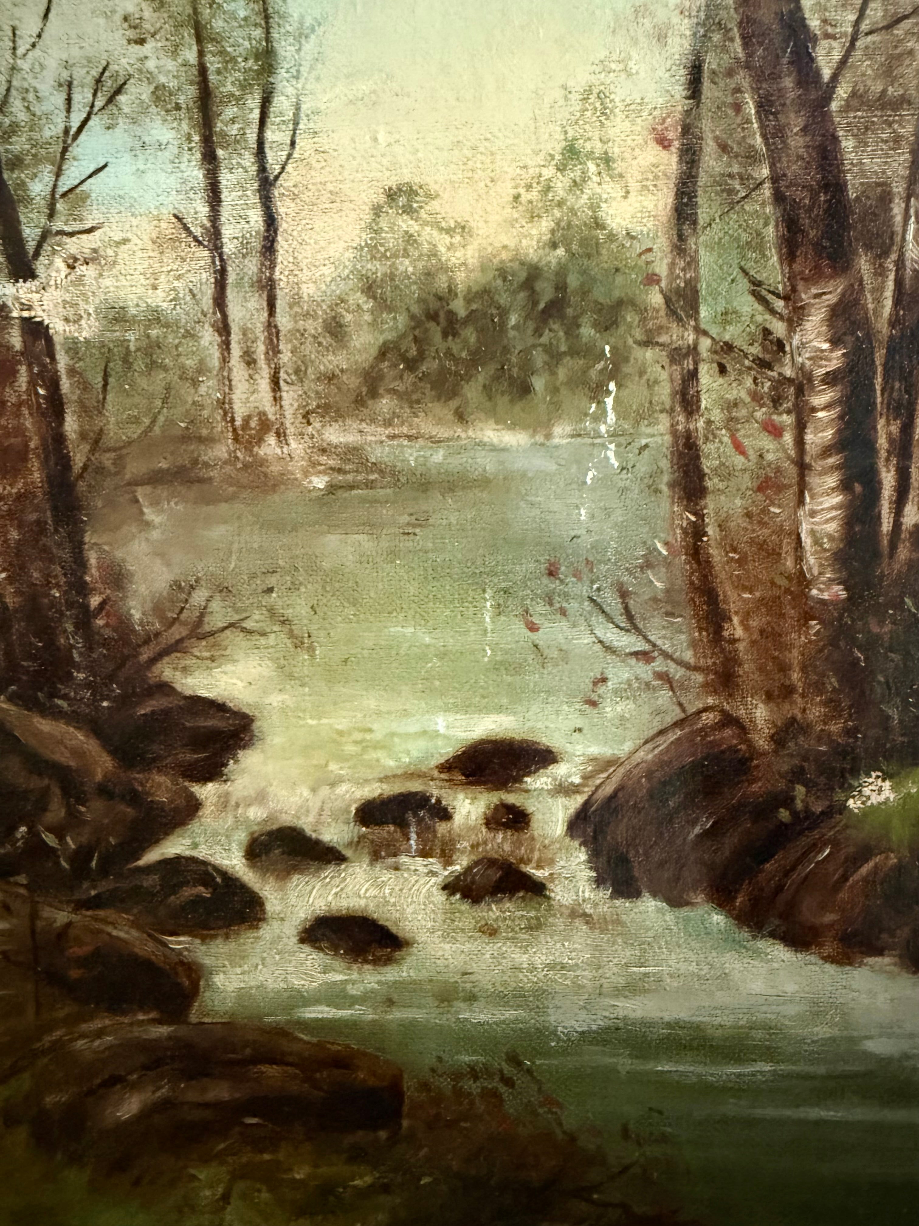 Antique Vertical Painting
