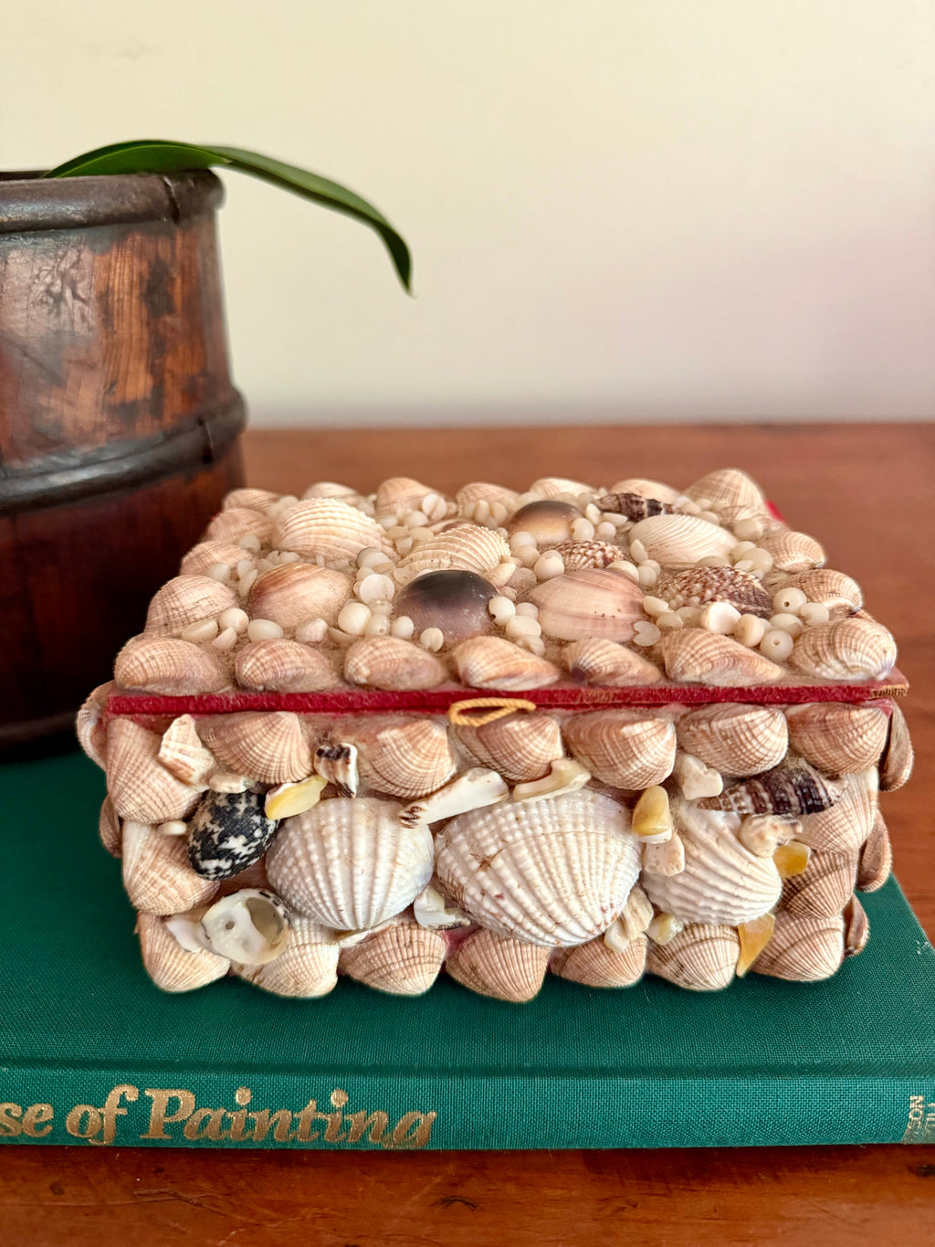 Small Vintage Shell Box