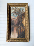 Antique Landscape Oil on Board