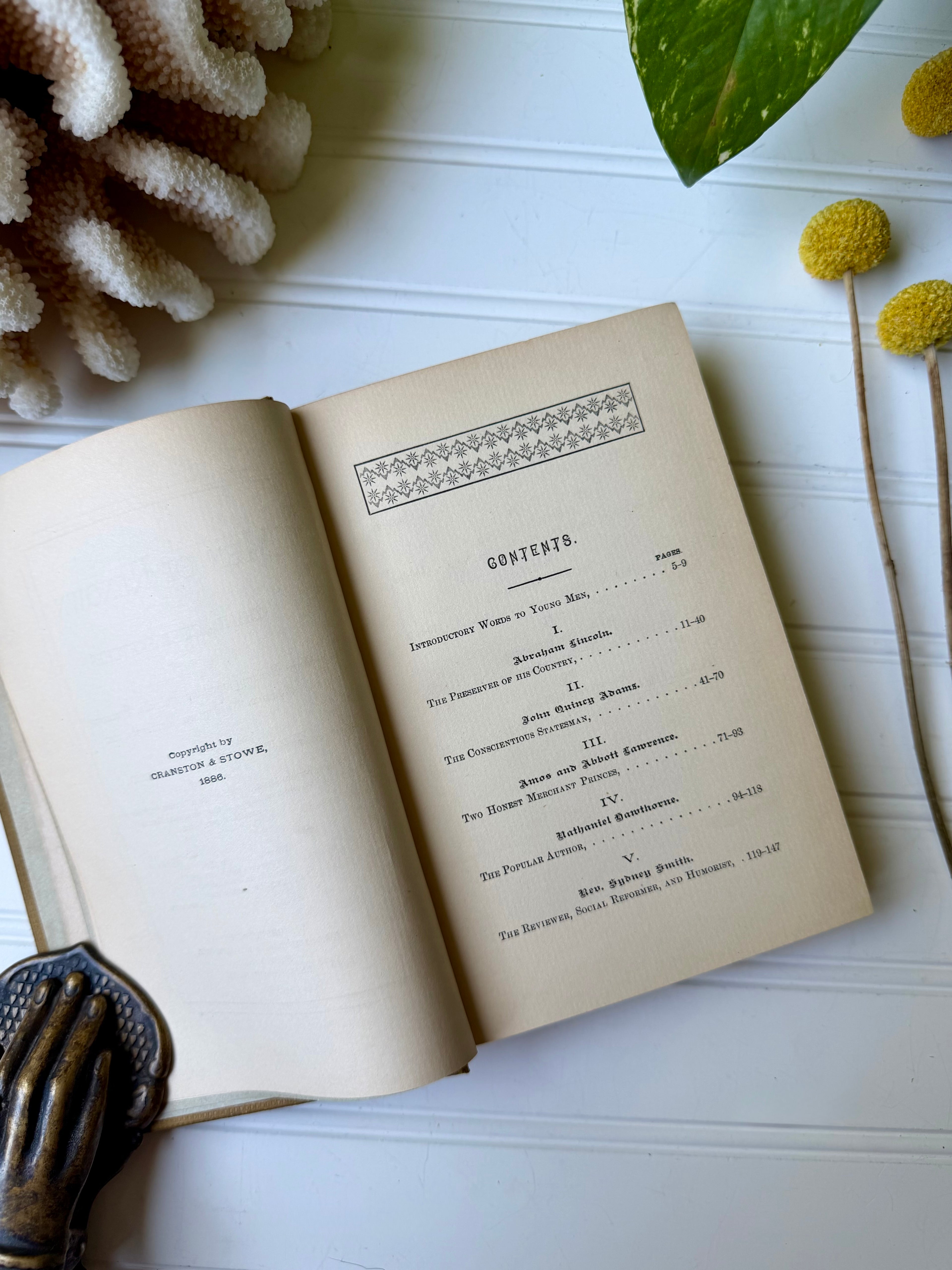 Antique Book: Men of Renown