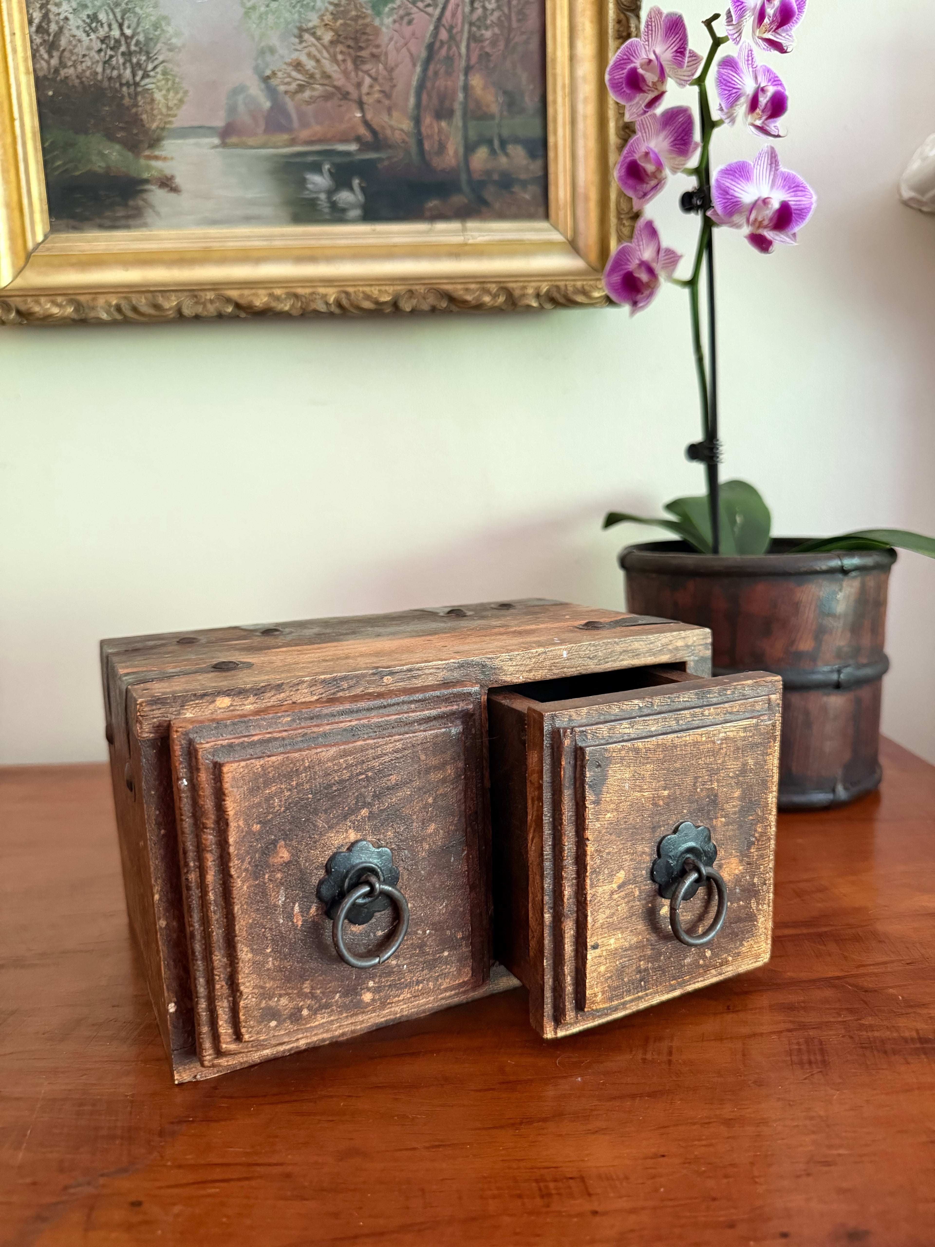 Japanese Wooden Storage Box