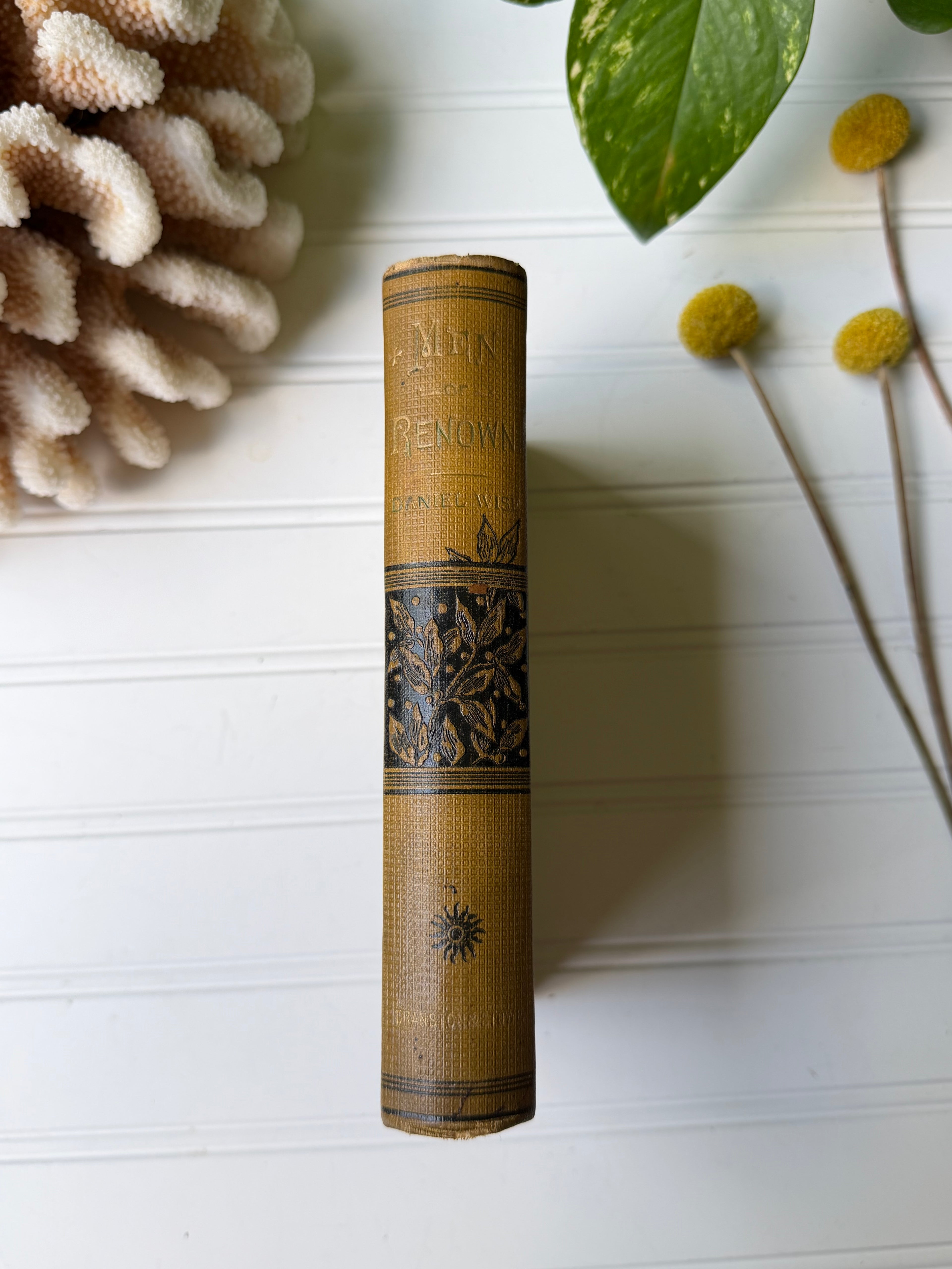 Antique Book: Men of Renown