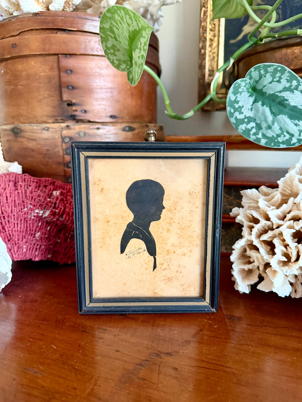 Vintage Hand-Cut Silhouette Portrait