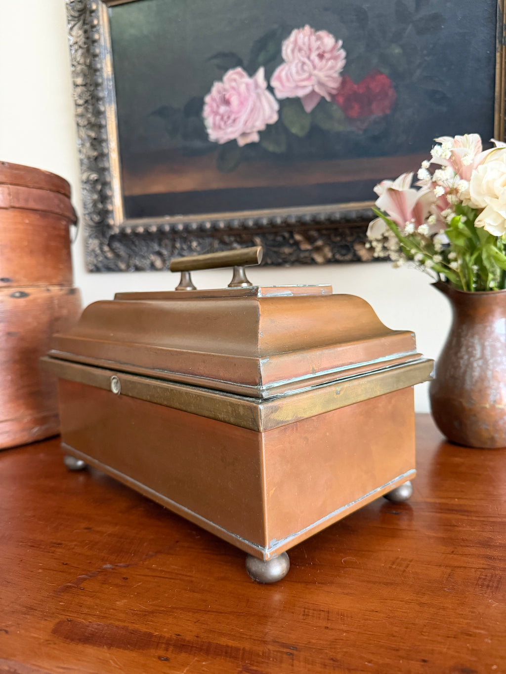 Antique Copper and Brass Box