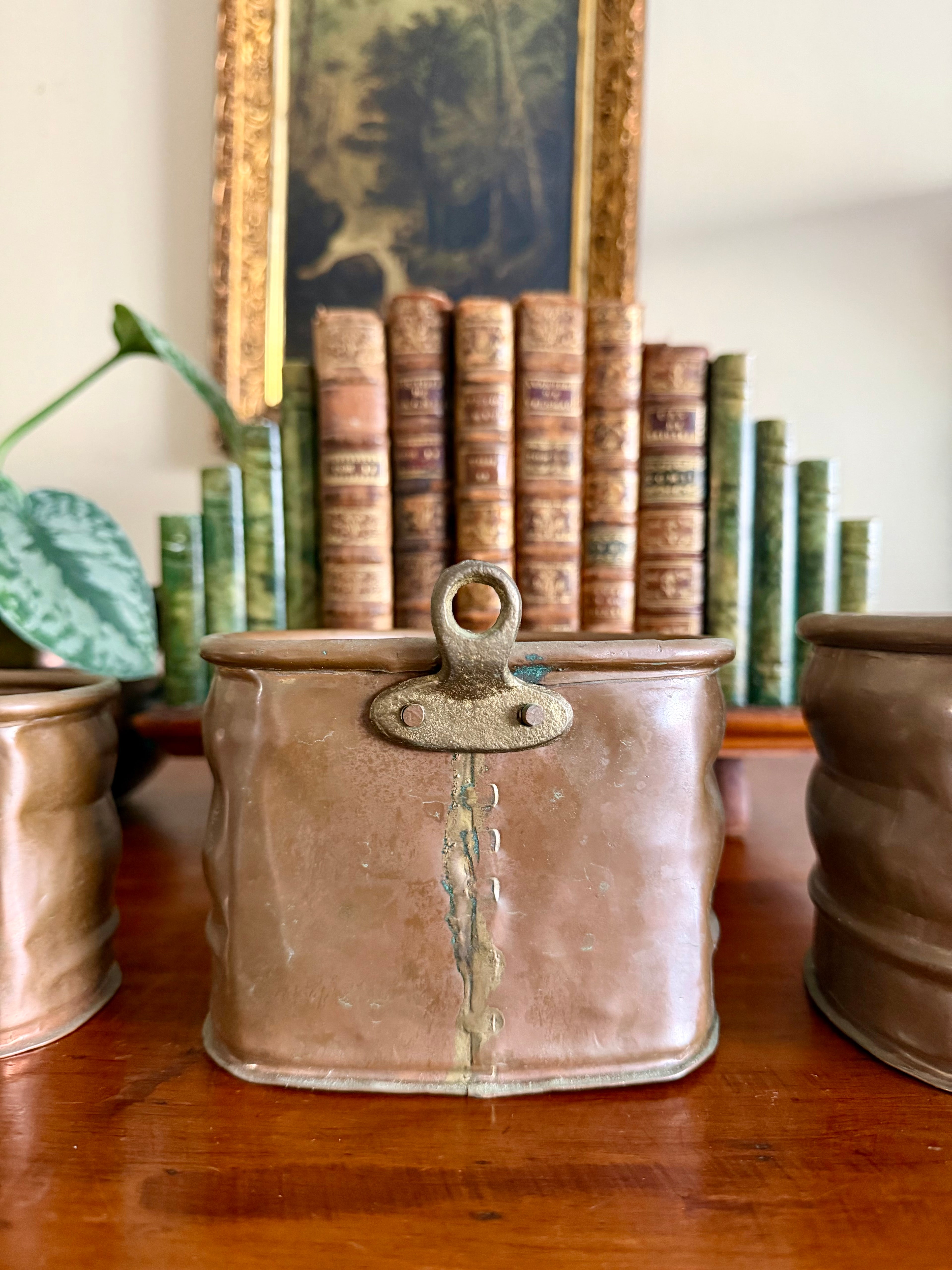 Set of 3 Nest Copper Wall Pockets