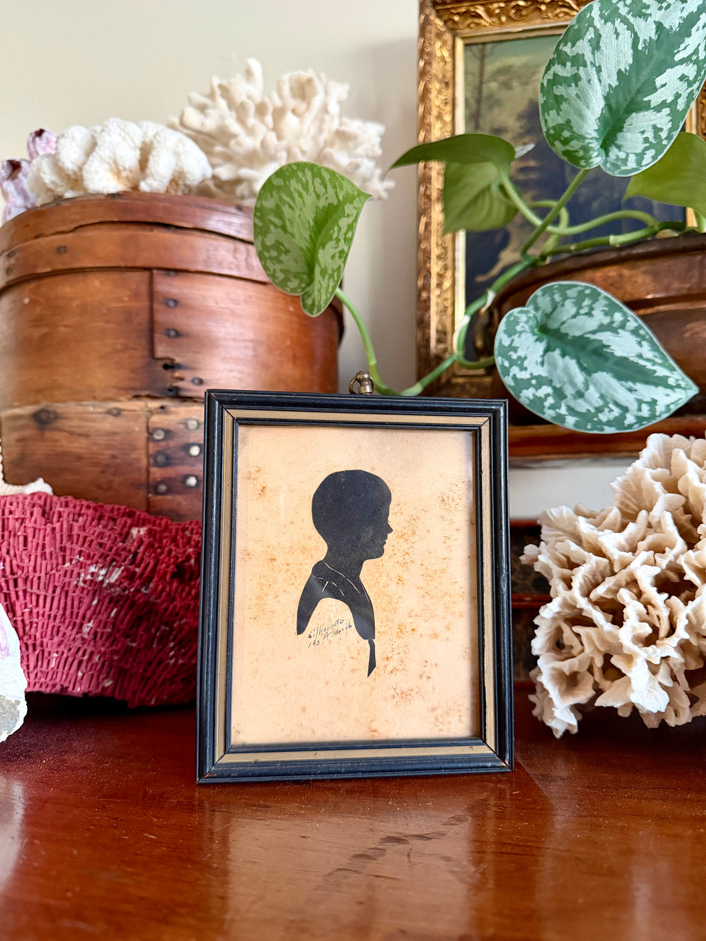 Vintage Hand-Cut Silhouette Portrait