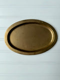 Small Brass Oval Tray