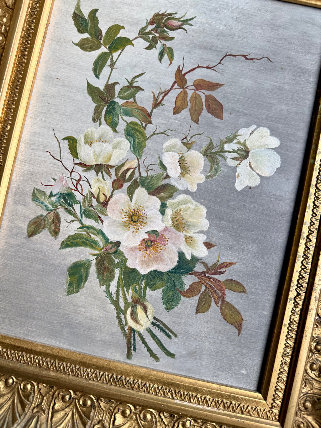 Antique Floral Painting